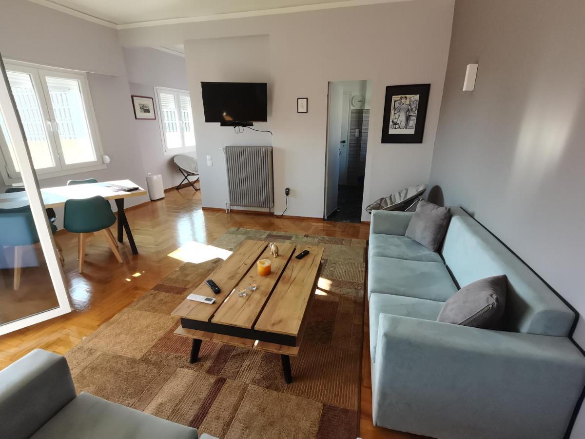 Penthouse Spacious W Super Wifi & Terrace, 2 Min From Metro Athén Kültér fotó
